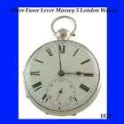 Mint Silver Fusee London Massey 5 Pocket Watch 1824