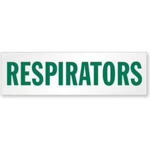  Magnetic Cabinet Label Respirators Sign, 24 x 7 Office 