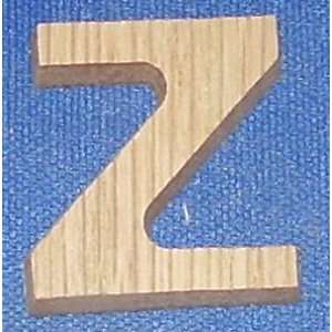  1 inch wood letter Z