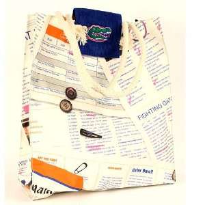  Florida Gators Newspaper Tote Bag