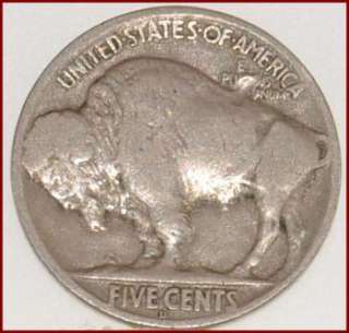 1917 D 5c Buffalo Nickel  