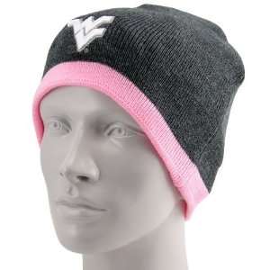   World West Virginia Mountaineers Ladies Charcoal Blizzard Knit Beanie