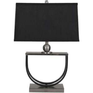  Bellino Black Half Moon Table Lamp