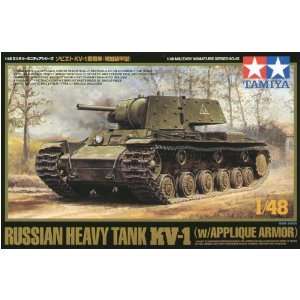  KV1 Heavy Tank w/Applique Armor 1 48 Tamiya Toys & Games