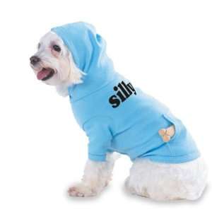  silly Hooded (Hoody) T Shirt with pocket for your Dog or Cat 