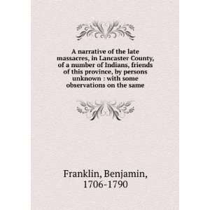   . ; Benjamin Franklin Collection Library of Congress Franklin Books