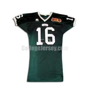   No. 16 Game Used Ball State Russell Football Jersey