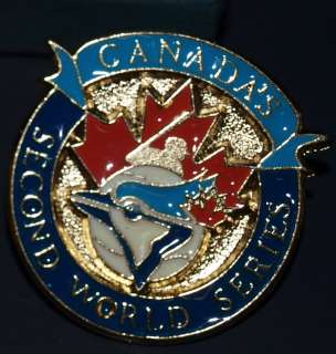 AWESOME TORONTO BLUE JAYS WORLD SERIES PRESS PIN COLLE  