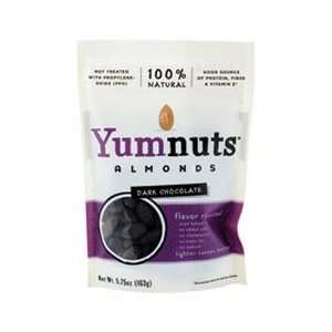 Yumnuts Naturals Dark Chocolate Almonds (8x5.75 Oz)  