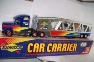 1999 SUNOCO CAR CARRIER TRUCK WITH RACE CAR  