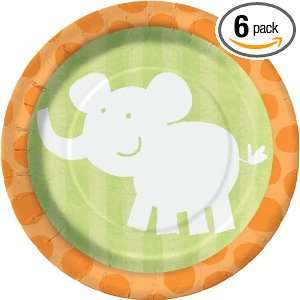 Design Design Hullabaloo Zoo Desert Plate, 8 Count Packages (Pack of 6 