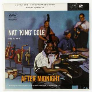 NAT KING COLE After Midnight Part 2 7IN EP NM  PICTURE SLEEVE NM 