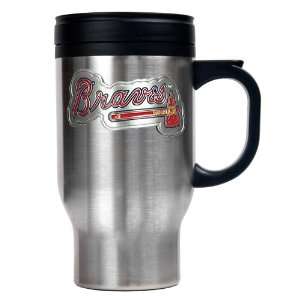 Atlanta Braves 16oz. Stainless Steel NFL Team Logo Travel Mug