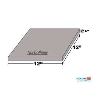 Isolate It Sorbothane Vibration Damping Sheet Stock 30 Duro (3/16x 