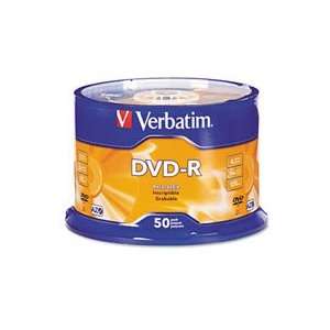  VER95101 Verbatim® DISC,DVD R16X,50/PK Electronics