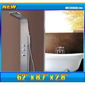  Massage Shower Panel Thermostatic Control Valve Stainless 