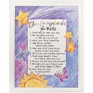  Ten Commandments for Kids Print