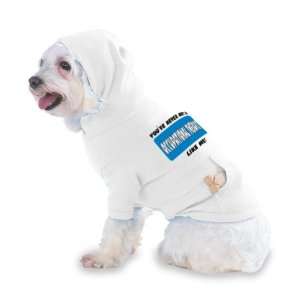   ME Hooded (Hoody) T Shirt with pocket for your Dog or Cat SMALL White