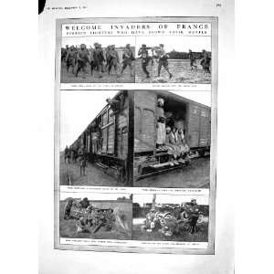 1914 WAR FRANCE INDIA SIKHS SCOTLAND HIGHLANDERS MAXIMS  