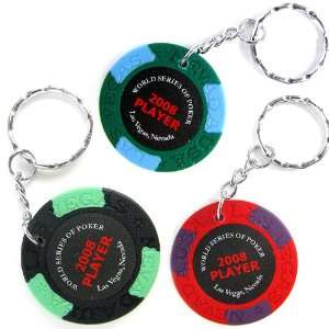  Best Quality World Series of Poker 2008 Player Key Chain 