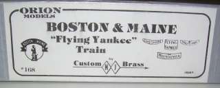 NJCB   Boston & Maine   Flying Yankee 3 Car Articulated Set  