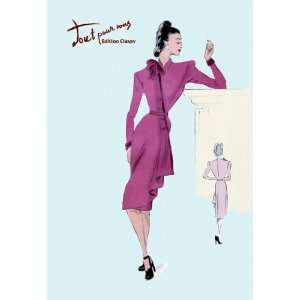  Flap Over Button Dress 20x30 Poster Paper