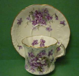 Hammersley Victorian Violets Englands Countryside Bone China Tea Cup 