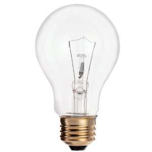  60W 120V A19 Clear E26 Medium Base Incandescent bulb