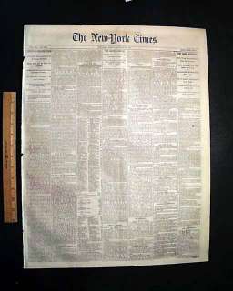 BRIGHAM YOUNG Bigamy Charge MORMONS 1871 Old Newspaper  