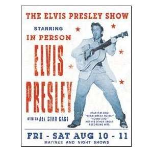 Elvis Presley Show Tin Sign 