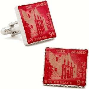  Alamo Stamp Cufflinks 