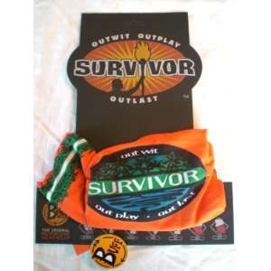 Survivor TV Show   Borneo Orange Tagi Buff   as seen on shows first 