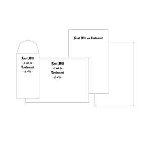  Blumberg Last Will and Testament Stationery Kits Office 