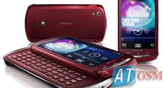 NEW Sony Ericsson Xperia Pro MK16a US 3G FACTORY UNLOCKED Phone Red 