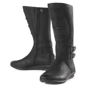  ICON WOMENS SACRED LEATHER BOOTS BLACK 8 Automotive