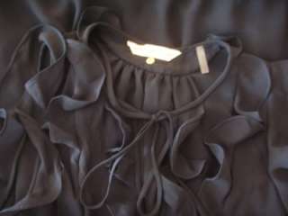 2012 Spring Rebecca Taylor Sleeveless Ruffle Dress   Size 2  