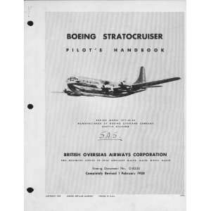    Boeing B377 Aircraft Pilots Manual   BOAC   SAS Boeing Books