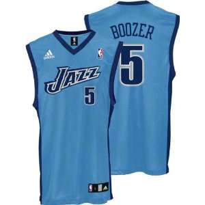Carlos Boozer Youth Jersey adidas Blue Replica #5 Utah Jazz Jersey 