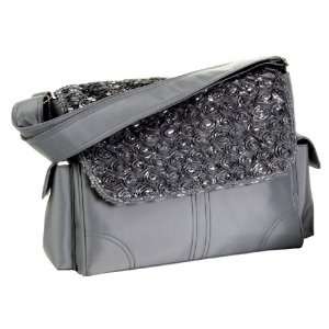  Melissa Diaper Bag in Rosebuds Silver Baby