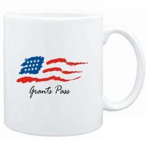  Mug White  Grants Pass   US Flag  Usa Cities Sports 