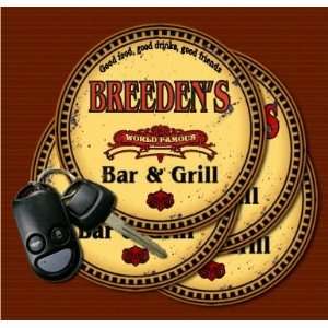  BREEDENS Family Name Bar & Grill Coasters Kitchen 