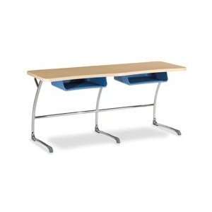   Zuma Student Desk with Two Book Boxes (22 x 60 x 27)