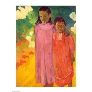  Piti Tiena, 1892   Poster by Paul Gauguin (18x24)
