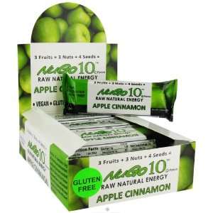   Gluten Free Nugo 10 Raw Natural Energy Bar Apple Cinnamon   1.76 oz