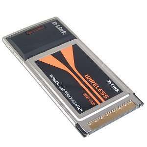  D Link Wireless G 802 11g 54Mbps CardBus Notebook Adapter 