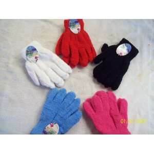 Winter Gloves in red,pink,black and white color