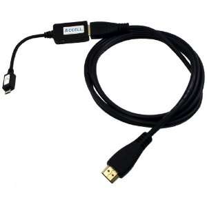  Accell A135C 006B MHL Micro USB to HDMI Adapter with 6 