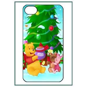 Winnie the Pooh Cartoon Funny Pattern iPhone 4 iPhone4 Black Designer 