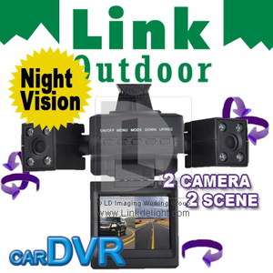 inch Double lens rotatable 270°8 Infrared Night Vision dual 