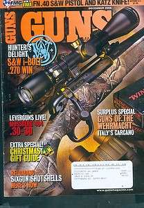 Guns Magazine 12 2008 S&W i bolt .270 win Mossberg 464 .30 .30 
